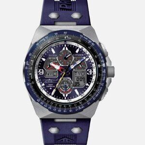 Citizen Men 's Air Eco-Drive Blue Watch 46mm